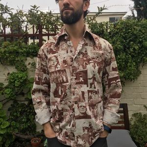 Vintage Film Buff Flannel